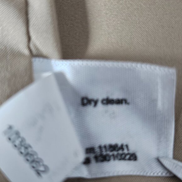 Lane Bryant Modernist Single Breast Cotton Blend Tan Jacket Blazer - Picture 8 of 9